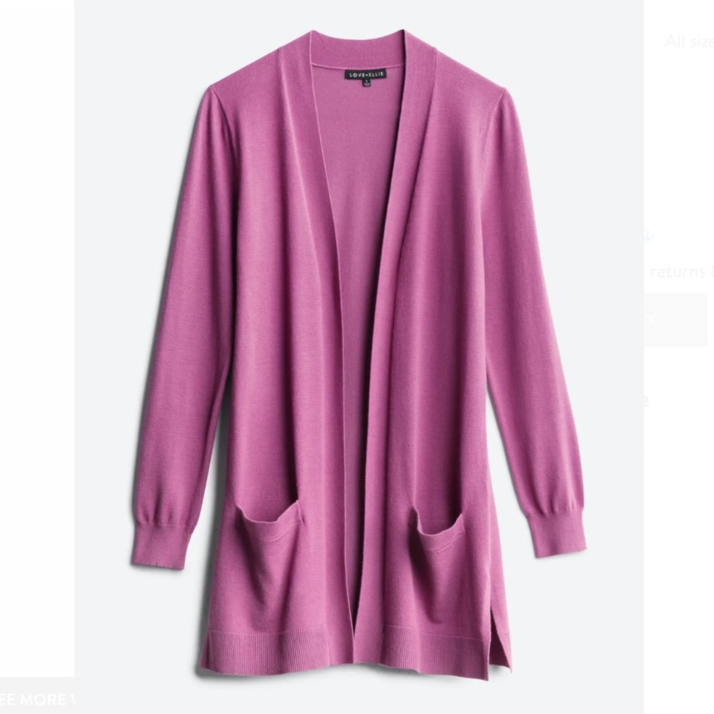 Love Ellie Purple Cardigan XL